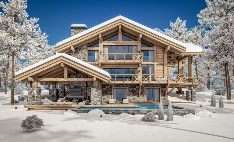 Gstaad Swiss Alps luxury chalet