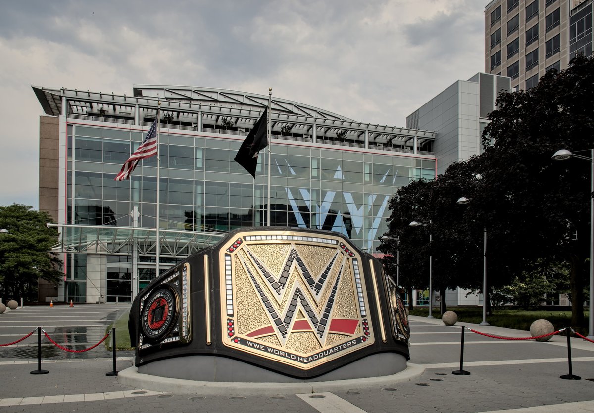 WWE World Wrestling Entertainment headquarters showcasing the global scale and brand of sports entertainment