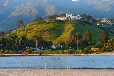 Malibu oceanfront mansion