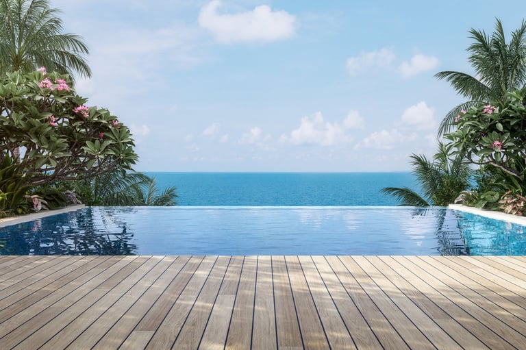 Phuket luxury resort pool Thailand