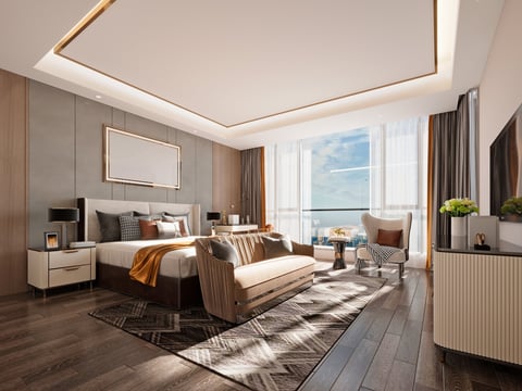 Luxury hotel room
