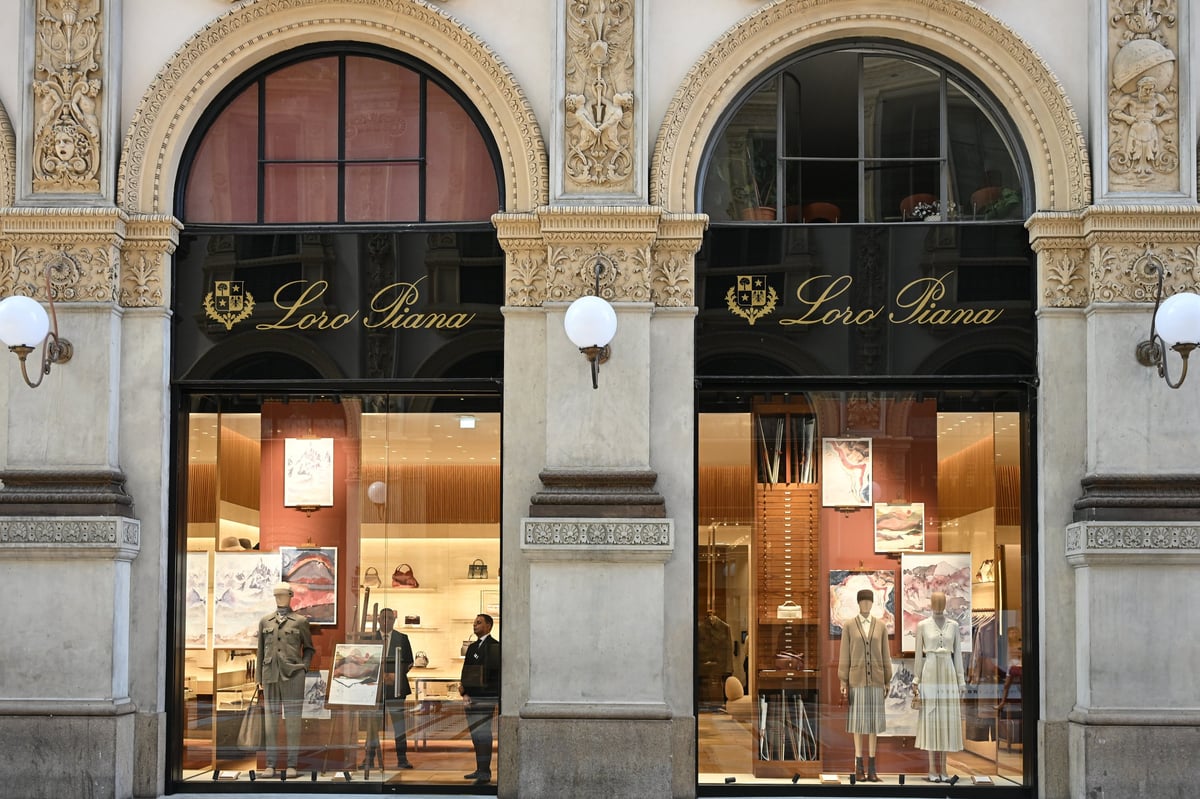 Loro Piana boutique in Galleria Vittorio Emanuele II Milan Italy