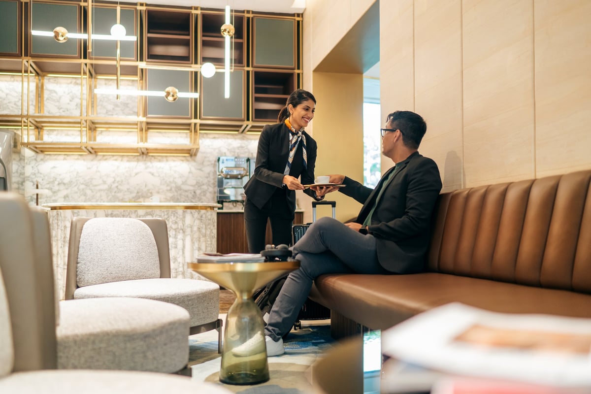 Airport lounge VIP concierge service