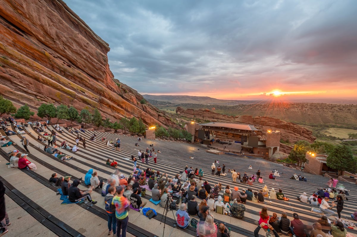 Red Rocks Amphitheater outside Denver Colorado