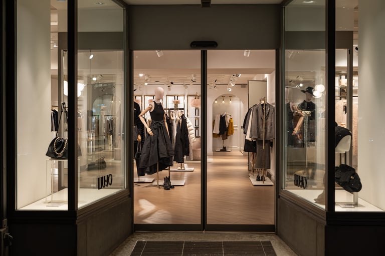 Zurich luxury store front