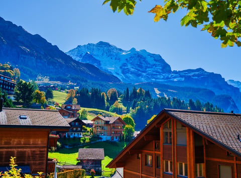 Swiss Alps chalets