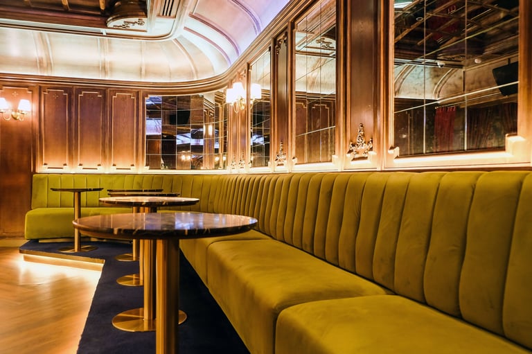 VIP nightclub bottle service with premium champagne