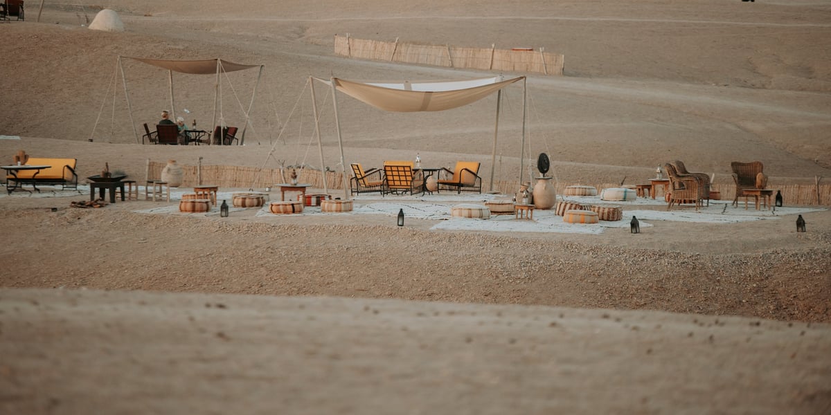 Dubai desert landscape aerial view luxury experience