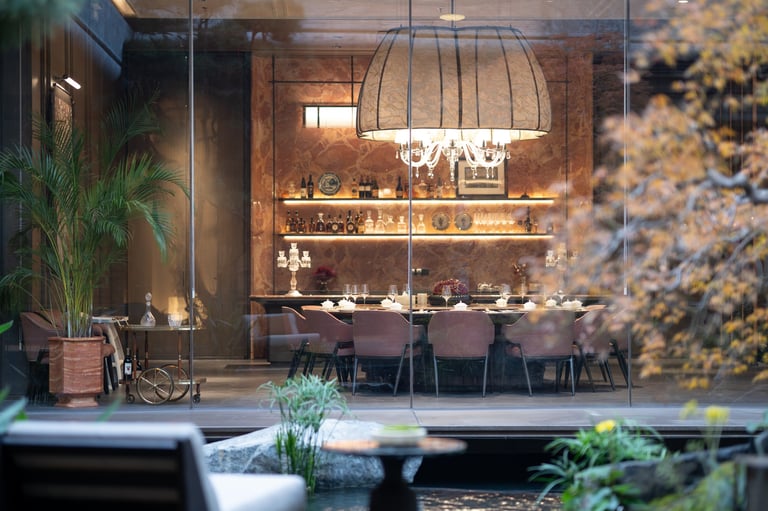 Bulgari Hotels luxury lounge