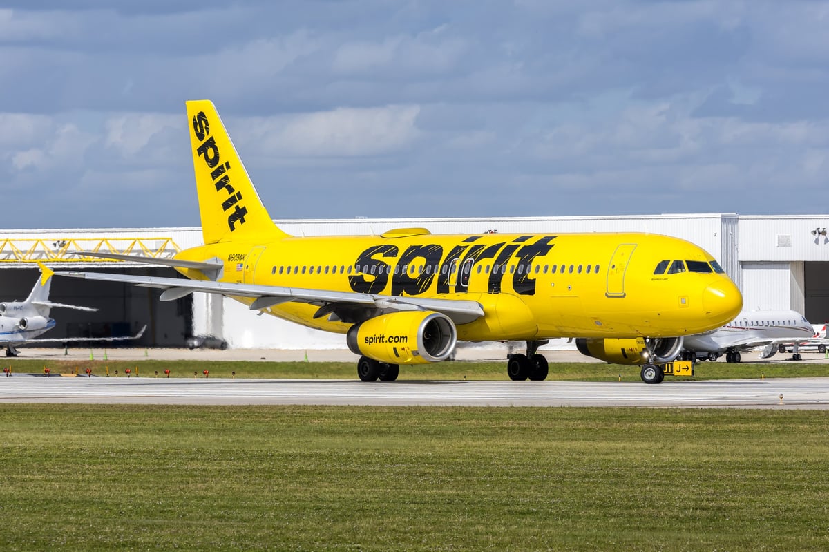 Spirit Airlines Airbus A320 aircraft