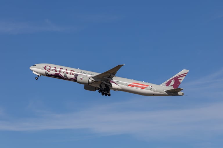 Private jet arriving in Las Vegas for F1 weekend
