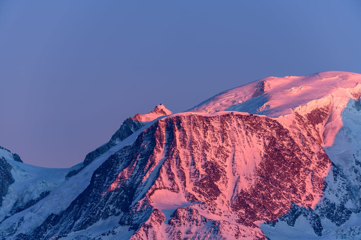 Paragliding over the French Alps with views of Courchevel valley