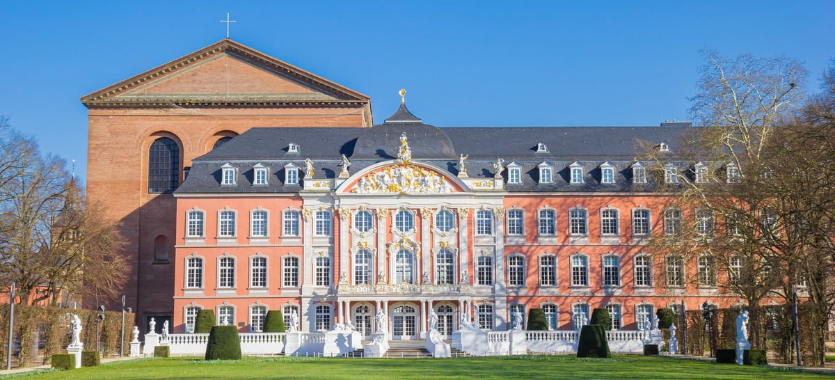 Parisian palace hotel exterior with classic French architecture