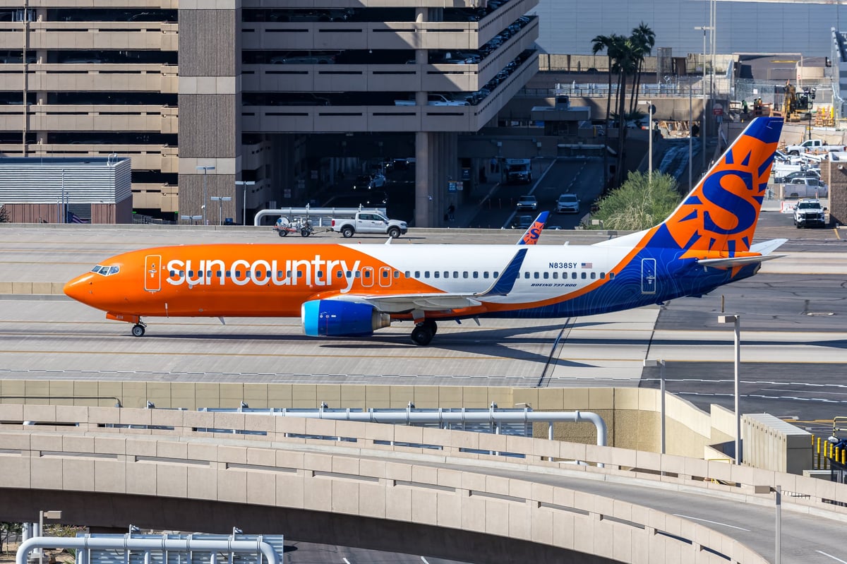 Sun Country Airlines Boeing 737 aircraft