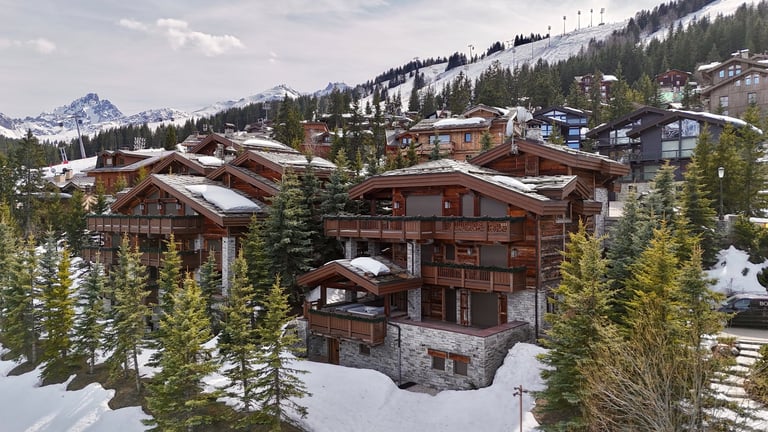 French Alps Ski Resort