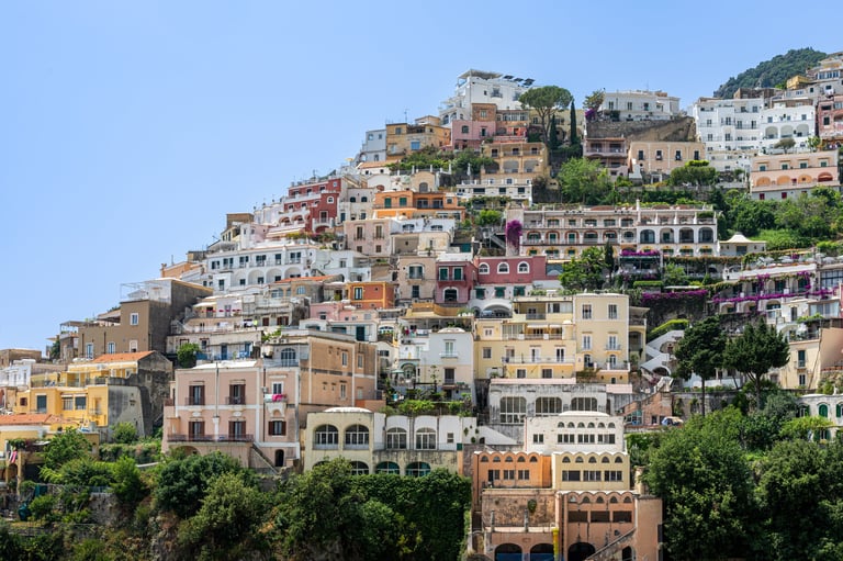 Hotel Quisisana Capri Positano cliffside town