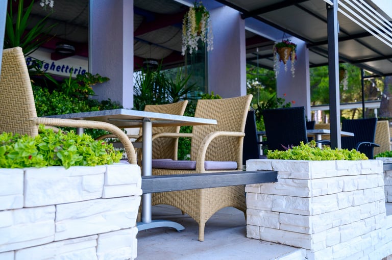 La Sala Puerto Banús Marbella luxury restaurant Mediterranean terrace
