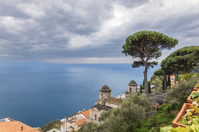 Capri Tiberio Palace Mediterranean garden villa