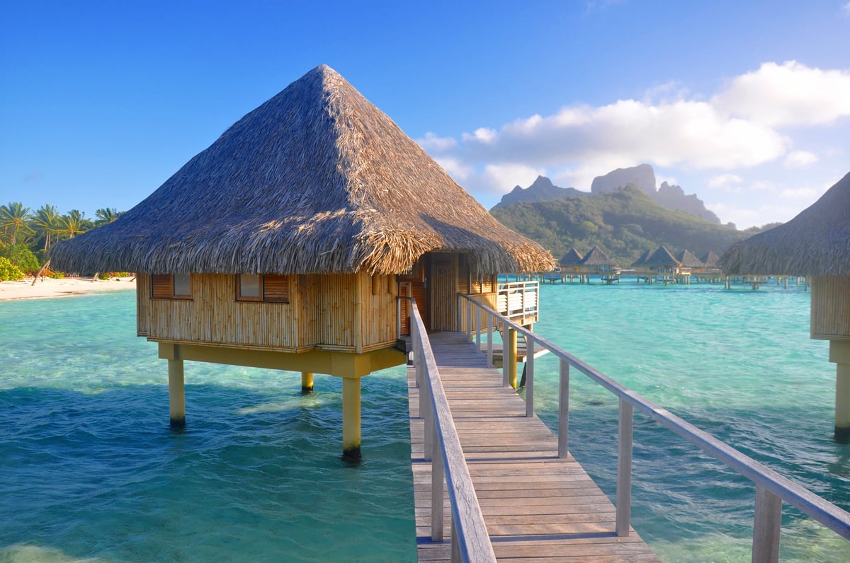 Maldives overwater villa
