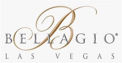 Bellagio Las Vegas logo featuring ornate gold script lettering with registered trademark symbol