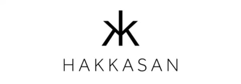 Hakkasan logo featuring stylized geometric symbol above text