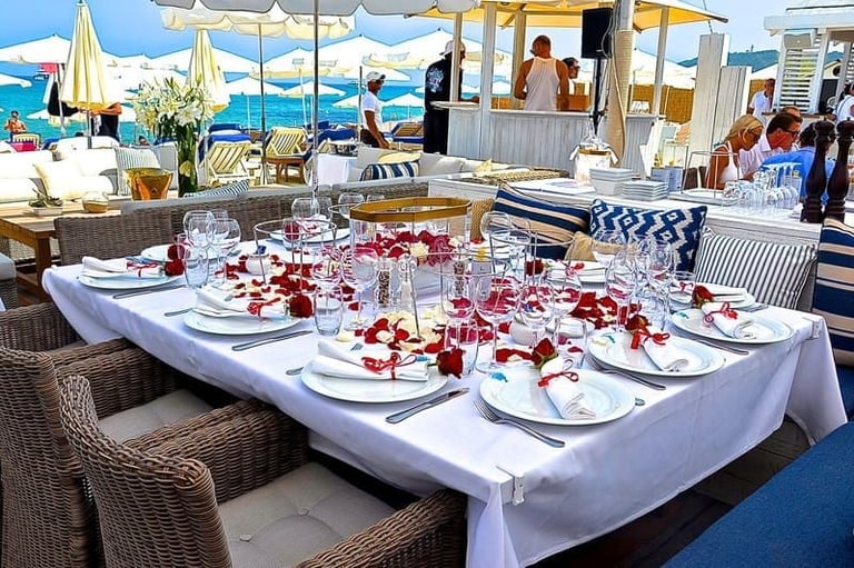 Bagatelle Ibiza beach dining