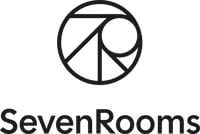 SevenRooms logo featuring a circle divided into seven geometric segments with the company name below