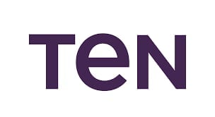 Ten Lifestyle Group logo in purple with bold sans-serif typeface
