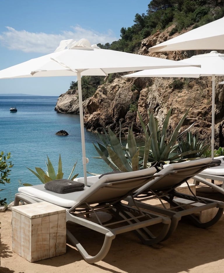 Amante Ibiza cliffside beach club