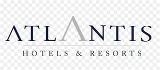 Atlantis Hotels and Resorts logo featuring stylized text with triangular accent