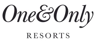 One and Only Resorts logo featuring elegant cursive and serif typography