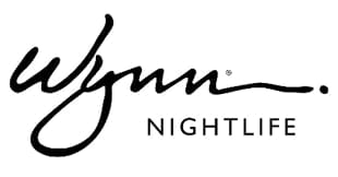Wynn Nightlife logo with stylized script lettering and sans-serif text