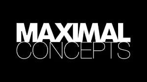 Maximal Concepts logo with white text on black background