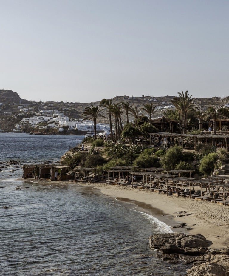 Scorpios Mykonos boho-luxe beach sanctuary