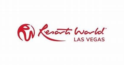 Resorts World Las Vegas red logo featuring stylized W icon and script text